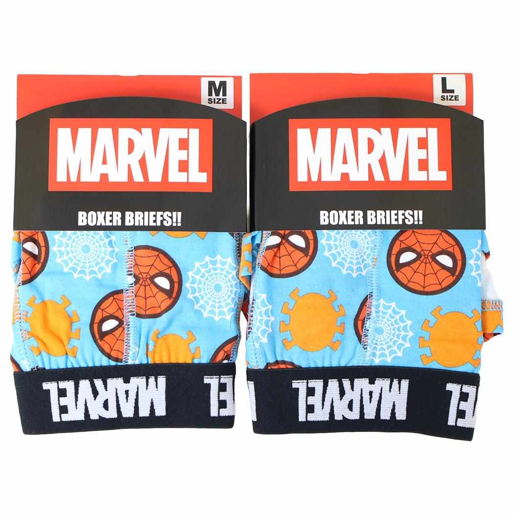 スパイダーマン 男性用下着 ボクサーブリーフ アイコン M/L M MARVEL スモールプラネット