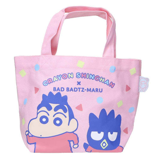 クレヨンしんちゃんxはぴだんぶい ランチバッグ カラーマチ付バッグ しんちゃんとばつ丸 サンリオ スモールプラネット お弁当かばん キャラクター グッズ シネマコレクション