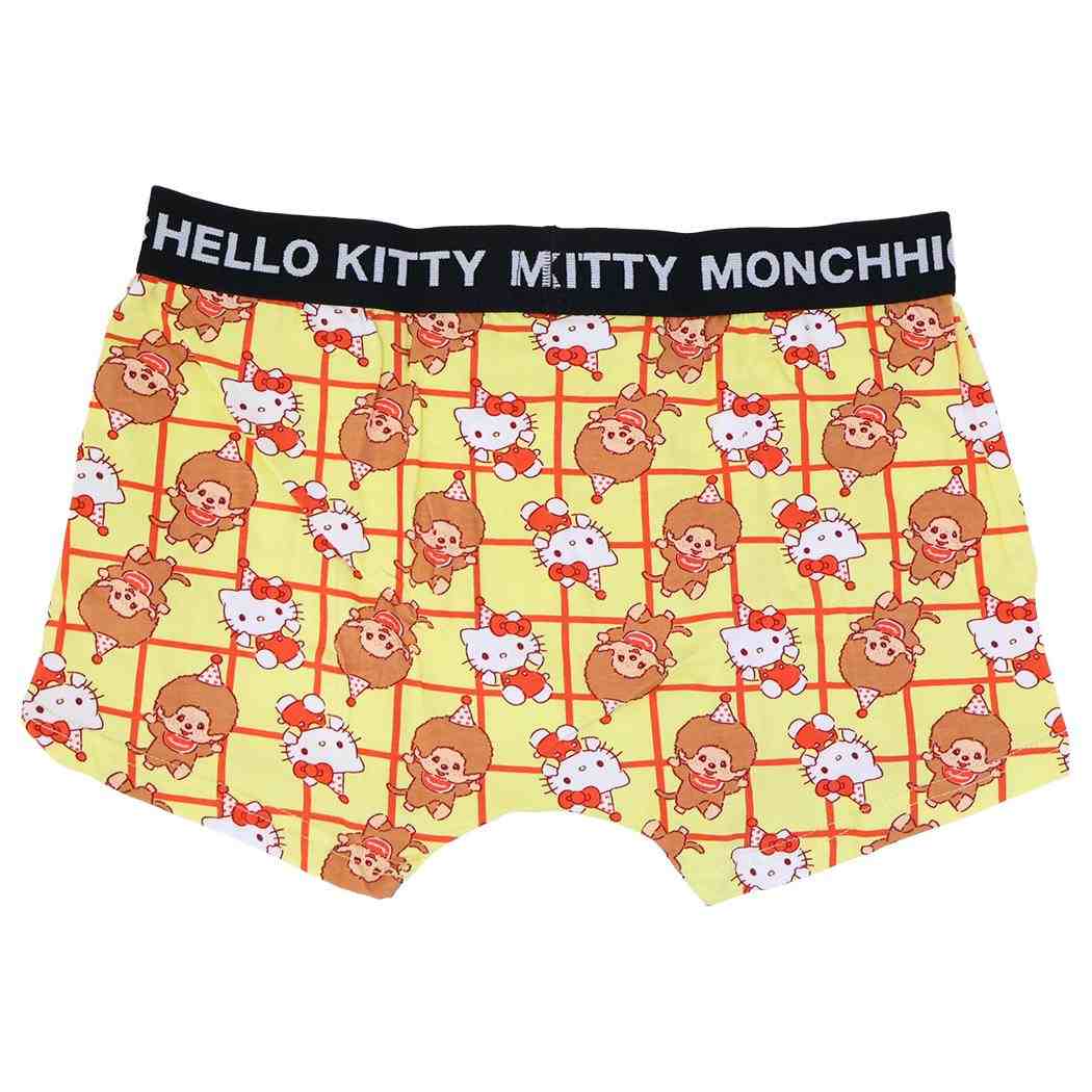 モンチッチxサンリオキャラクターズ 男性用下着 ボクサーブリーフ ハローキティ M/L M スモールプラネット
