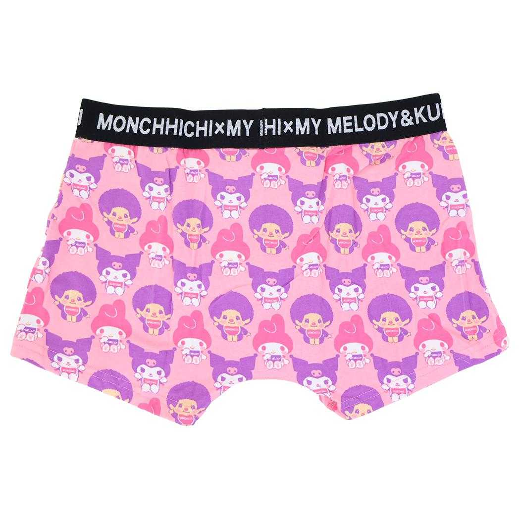モンチッチxサンリオキャラクターズ 男性用下着 ボクサーブリーフ マイメロディ＆クロミ M/L M スモールプラネット