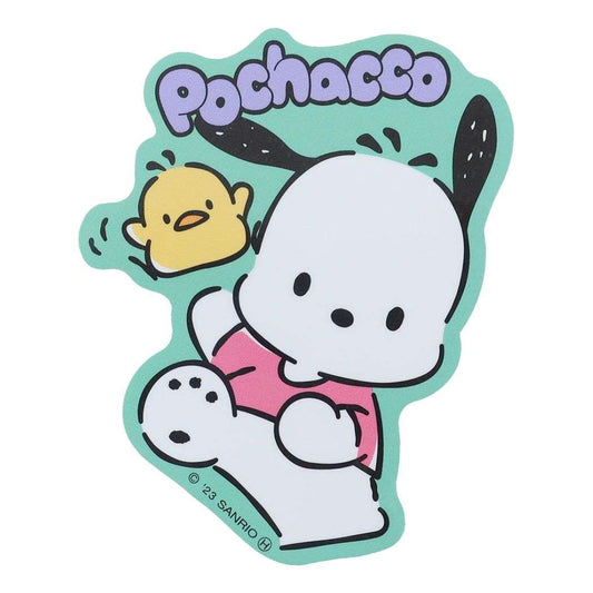 ポチャッコダイカットシールキャラクターステッカーポチャッコとピーちゃんサンリオスモールプラネットダイカットビニールステッカーデコシール耐水性キャラクターグッズメール便可シネマコレクション