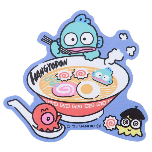 ハンギョドン ダイカットシール キャラクターステッカー ラーメン サンリオ スモールプラネット ダイカットビニールステッカー デコシール 耐水性 キャラクター グッズ メール便可 シネマコレクション