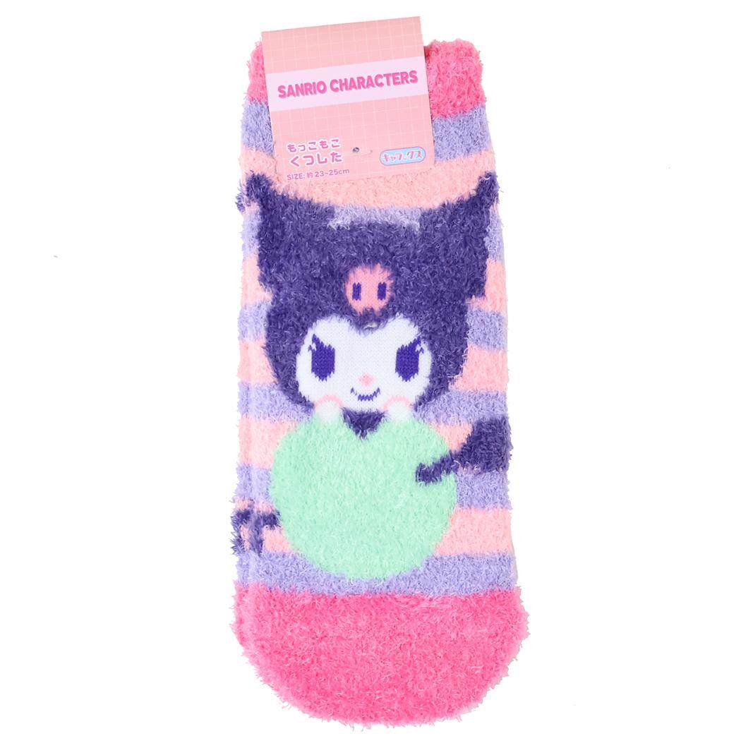 クロミ 女性用防寒靴下 もっこもこ靴下 シンプルかわいい サンリオ スモールプラネット レディースソックス ウォーマー雑貨 キャラクター グッズ メール便可 シネマコレクション