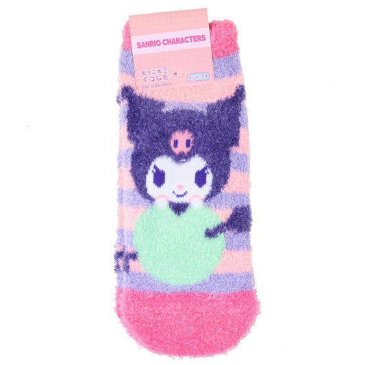 クロミ 女性用防寒靴下 もっこもこ靴下 シンプルかわいい サンリオ スモールプラネット レディースソックス ウォーマー雑貨 キャラクター グッズ メール便可 シネマコレクション