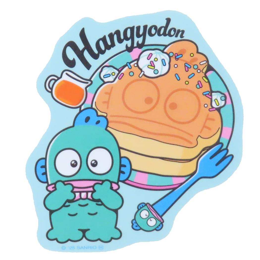 ハンギョドン ダイカットシール キャラクターステッカー パンケーキ サンリオ スモールプラネット デコシール 耐水性 キャラクター グッズ メール便可 シネマコレクション