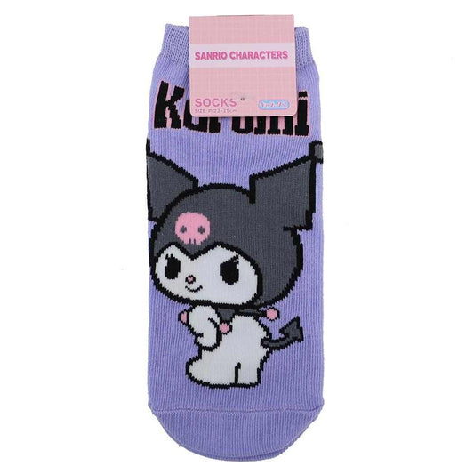 クロミ 靴下レディース キャラックス ロゴ PU サンリオ スモールプラネット 大人向け キャラクター グッズ メール便可 シネマコレクション