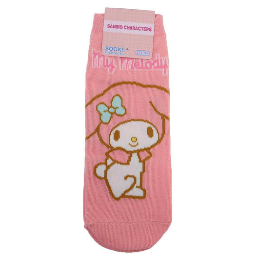 マイメロディ 男性用靴下 メンズソックス ロゴ PK サンリオ スモールプラネット キャラックス ラージ 大人向け キャラクター グッズ メール便可 シネマコレクション