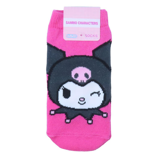 クロミ 子ども用靴下 キッズソックス フェイス PK サンリオ スモールプラネット キャラックス 子供 キャラクター グッズ メール便可 シネマコレクション