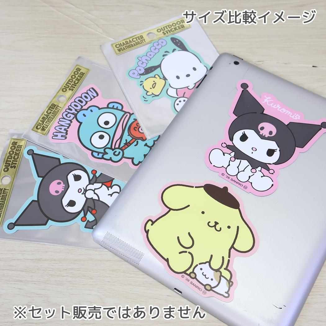 ポチャッコ ダイカットシール アウトドアステッカー ピーちゃん サンリオ スモールプラネット