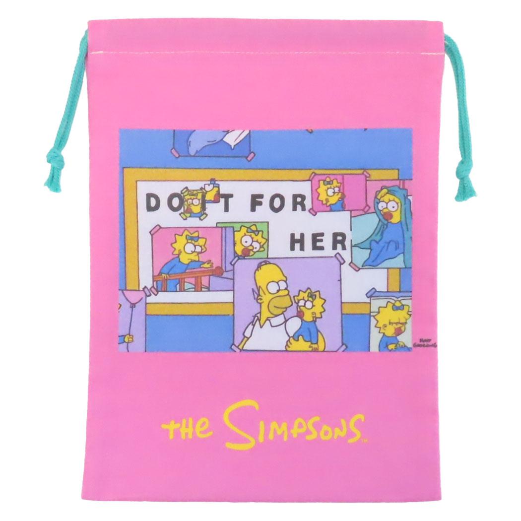 シンプソンズ 巾着袋 きんちゃくポーチ Do it for her スモールプラネット 小物入れ キャラクター グッズ メール便可 シネマコレクション