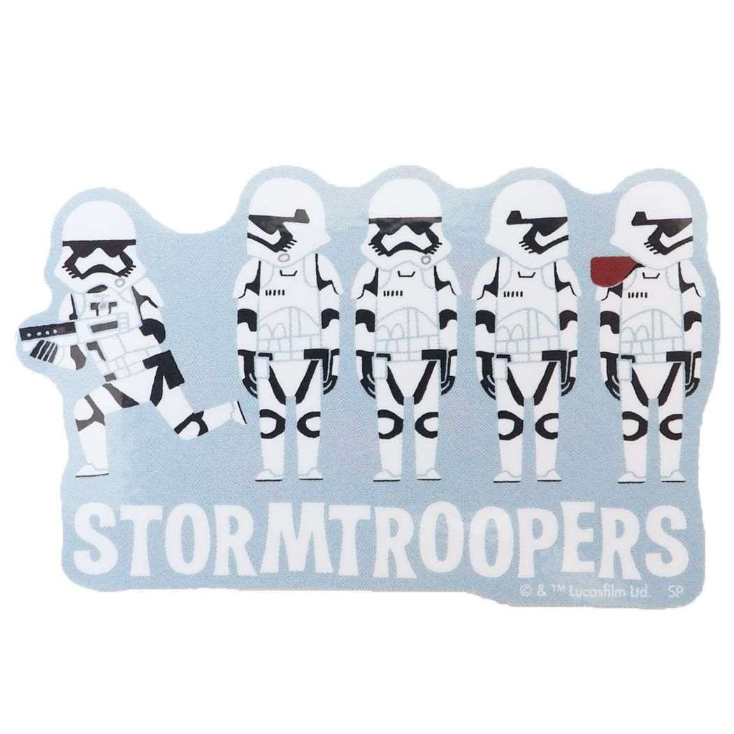 スターウォーズビッグシールダイカットビニールステッカートルーパー整列STARWARSスモールプラネットデコシール耐水性キャラクターグッズメール便可シネマコレクション