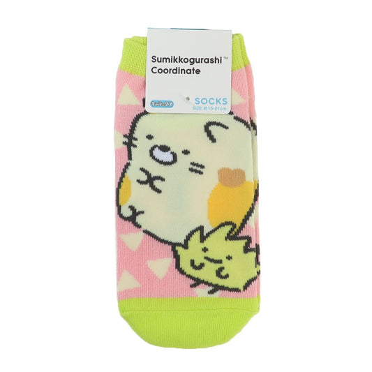 すみっコぐらしジュニアソックス子ども用靴下ねこさんかくサンエックススモールプラネットキャラックスキャラクターグッズメール便可シネマコレクション