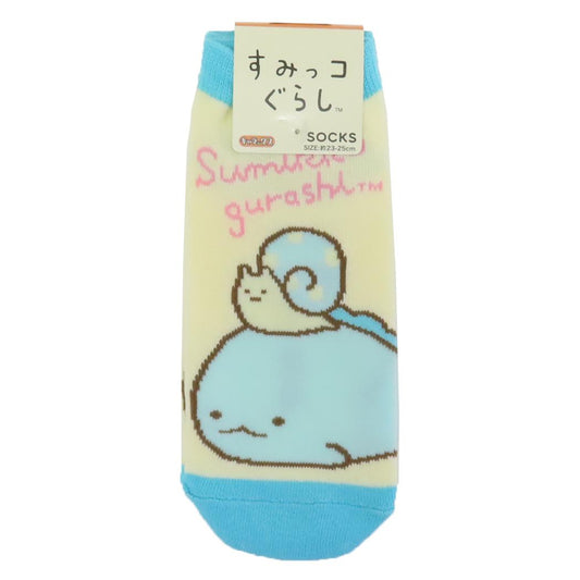 すみっコぐらし 女性用靴下 レディースソックス とかげ ごろん サンエックス スモールプラネット キャラックス 大人向け キャラクター グッズ メール便可 シネマコレクション