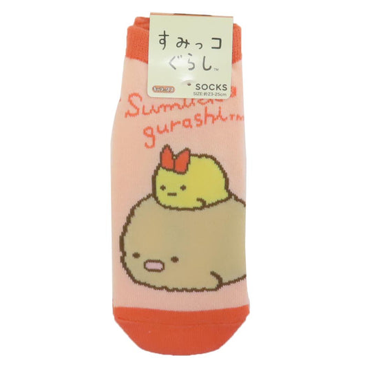 すみっコぐらし 女性用靴下 レディースソックス とんかつ ごろん サンエックス スモールプラネット キャラックス 大人向け キャラクター グッズ メール便可 シネマコレクション