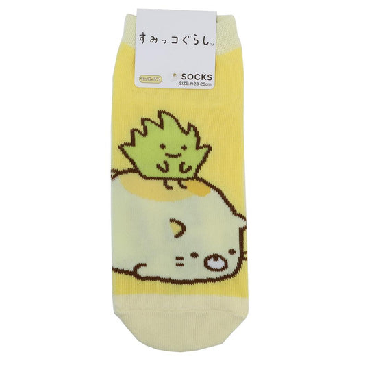 すみっコぐらし 靴下レディース キャラックス ねこ ざっそう サンエックス スモールプラネット 大人向け キャラクター グッズ メール便可 シネマコレクション