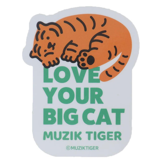 MUZIK TIGER ムジークタイガー ダイカットシール キャラクターステッカー ビッグキャット スモールプラネット ダイカットビニールステッカー デコシール 耐水性 キャラクター グッズ メール便可 シネマコレクション