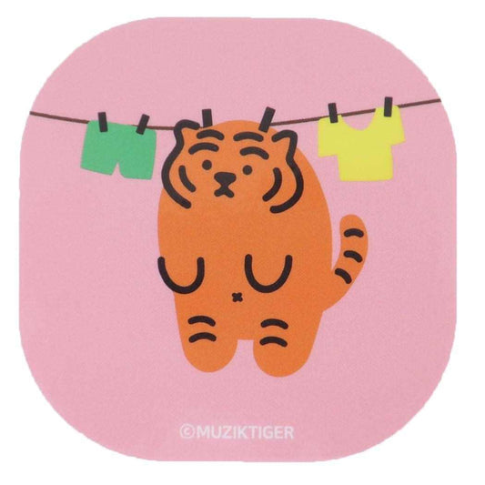 MUZIK TIGER ムジークタイガー ダイカットシール キャラクターステッカー 物干し スモールプラネット ダイカットビニールステッカー デコシール 耐水性 キャラクター グッズ メール便可 シネマコレクション