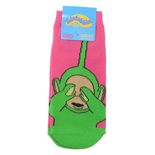Teletubbies テレタビーズ 女性用靴下 くつした キャラックス ディプシー めかくし スモールプラネット スニーカーソックス かわいい キャラクター グッズ メール便可 シネマコレクション