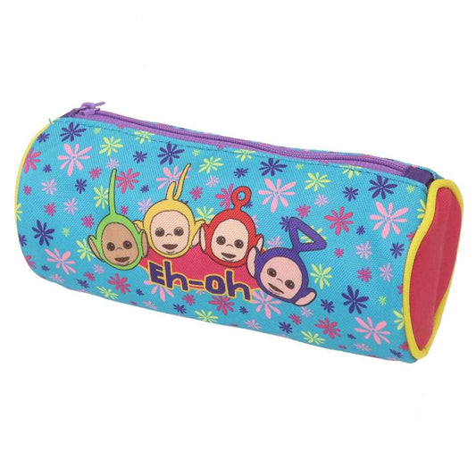 テレタビーズ ペンケース 筒ポーチ フラワー 新入学 スモールプラネット 筆箱 新学期準備文具 キャラクター グッズ シネマコレクション