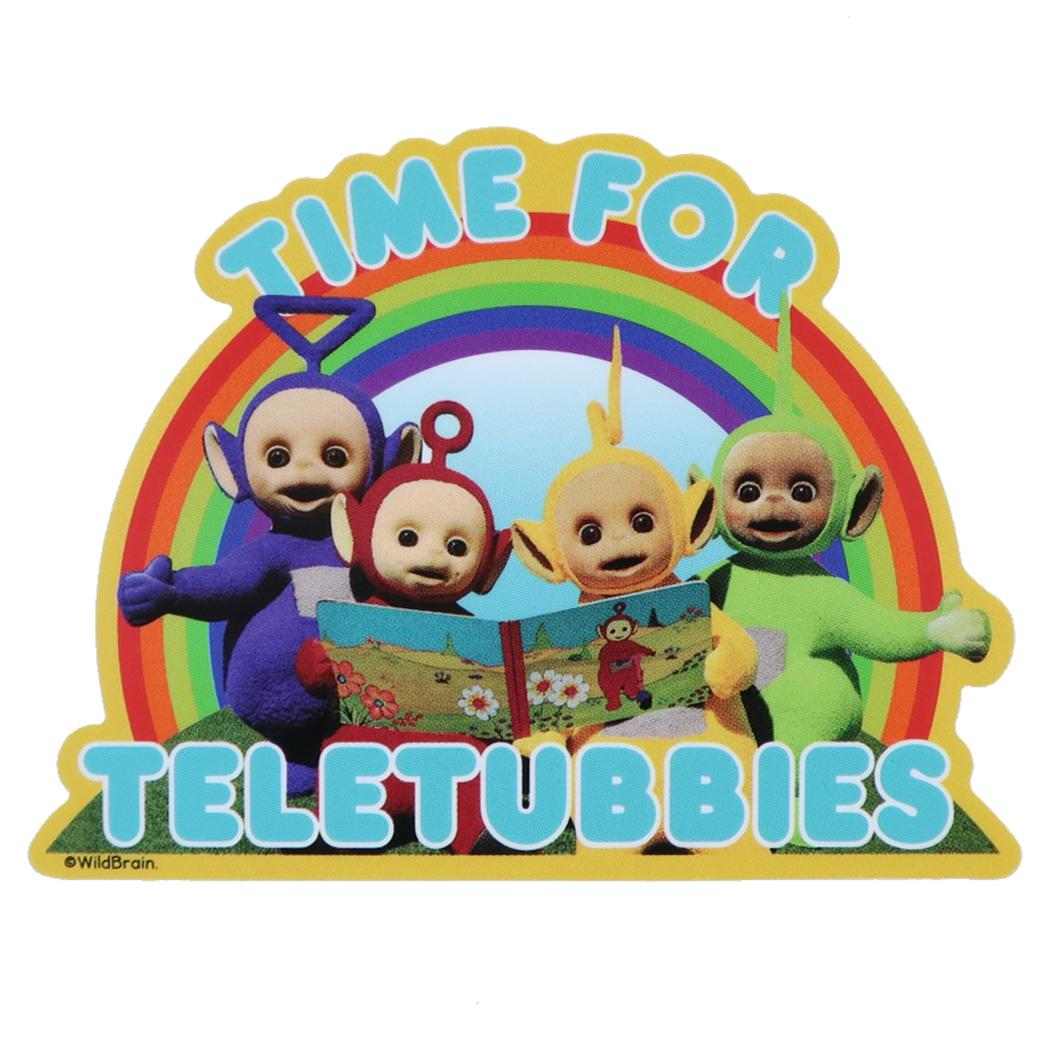 テレタビーズ ダイカットシール キャラクターステッカー 集合 レインボー スモールプラネット