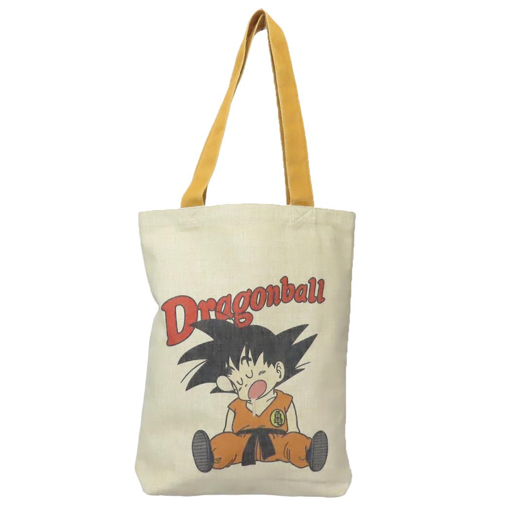 ドラゴンボール トートバッグ タテ型トート 昼寝 スモールプラネット 手提げかばん 縦型 アニメキャラクター グッズ メール便可 シネマコレクション