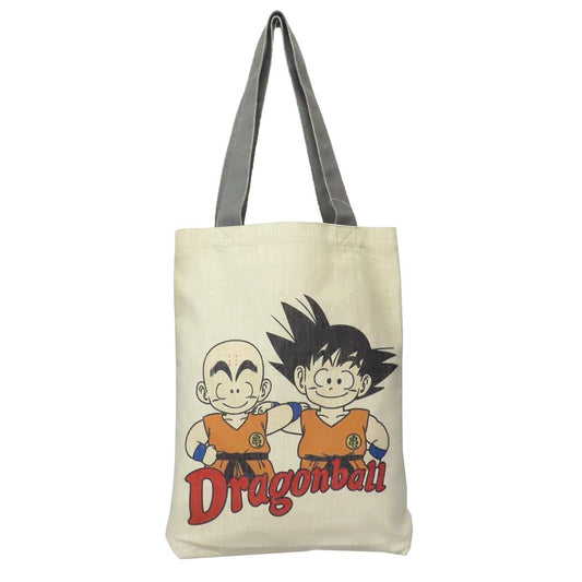 ドラゴンボール トートバッグ タテ型トート 悟空とクリリン スモールプラネット 手提げかばん 縦型 アニメキャラクター グッズ メール便可 シネマコレクション