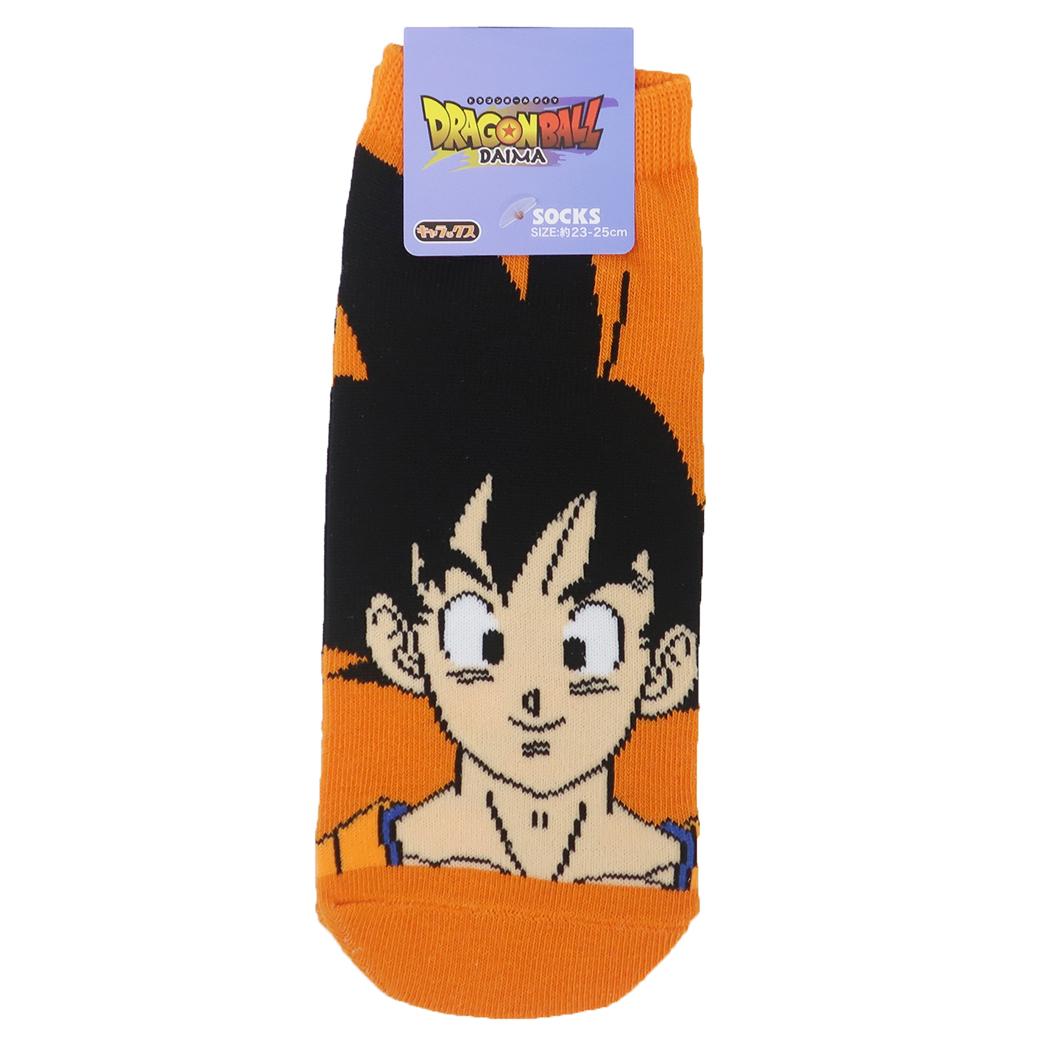 ドラゴンボールDAIMA 女性用靴下 レディースソックス 孫悟空 スモールプラネット キャラックス 大人向け アニメキャラクター グッズ メール便可 シネマコレクション