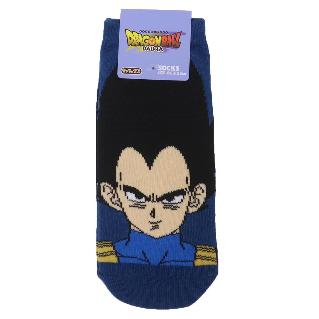 ドラゴンボールDAIMA 女性用靴下 レディースソックス ベジータ スモールプラネット キャラックス 大人向け アニメキャラクター グッズ メール便可 シネマコレクション