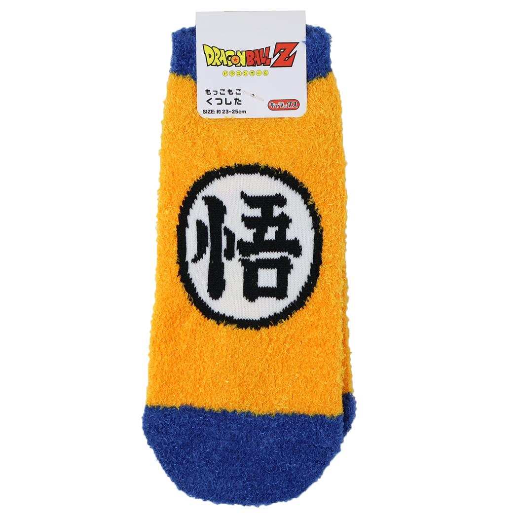 ドラゴンボール 女性用防寒靴下 もっこもこ靴下 悟マーク スモールプラネット レディースソックス ウォーマー雑貨 アニメキャラクター グッズ メール便可 シネマコレクション