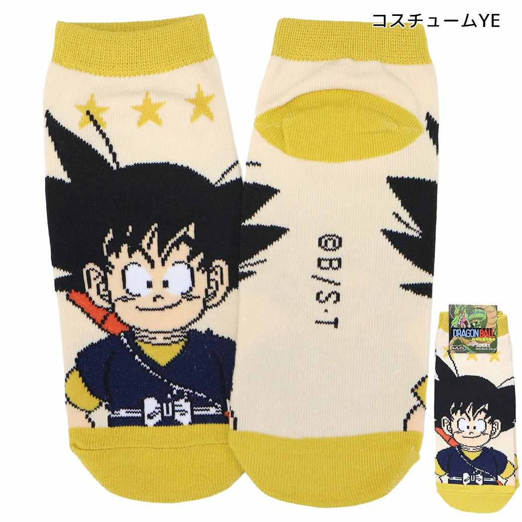 ドラゴンボール 女性用靴下 レディースソックス 孫悟空 コスチュームYE DRAGON BALL スモールプラネット