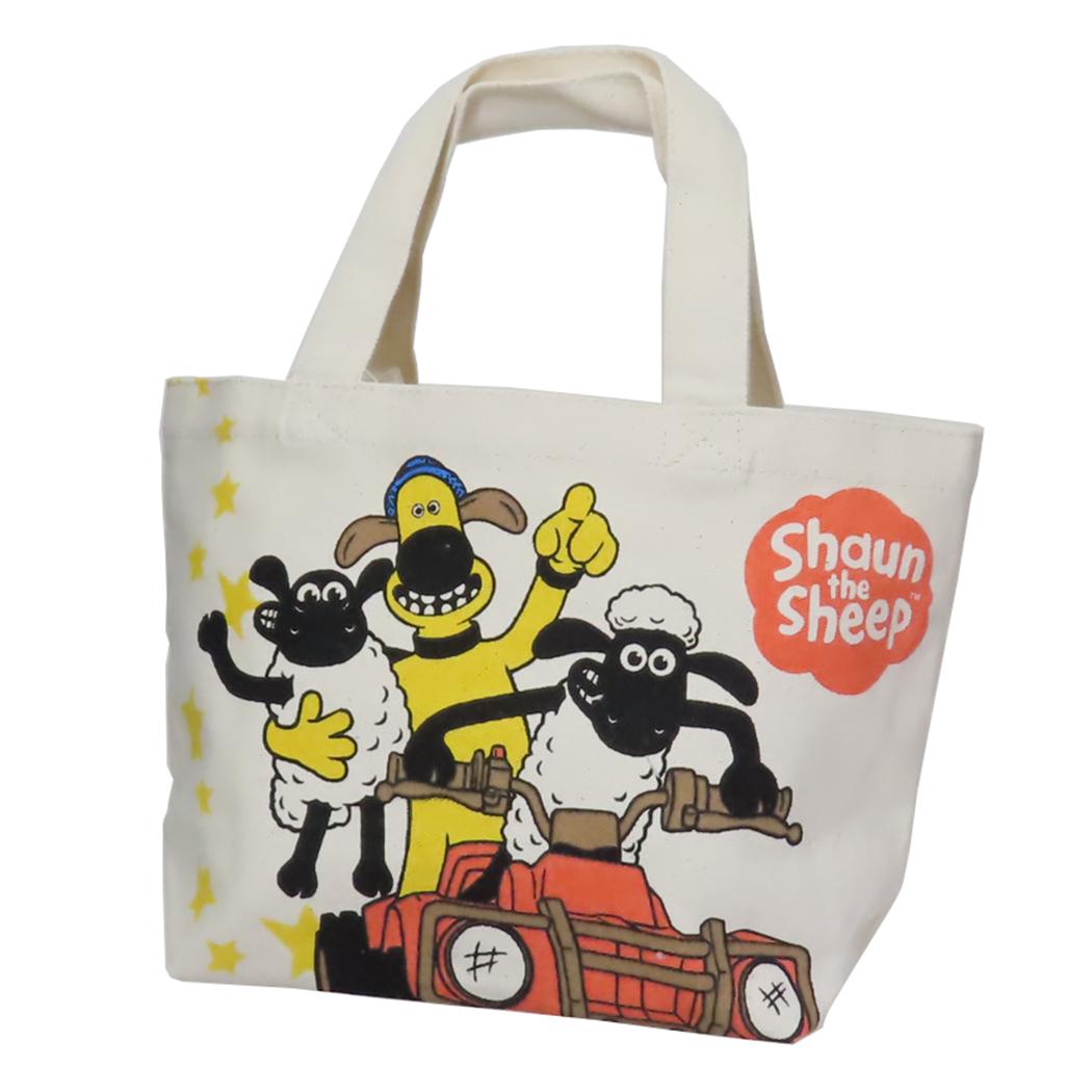 ひつじのショーン ランチバッグ マチ付バッグ ドライブ スモールプラネット お弁当かばん キャラクター グッズ メール便可 シネマコレクション