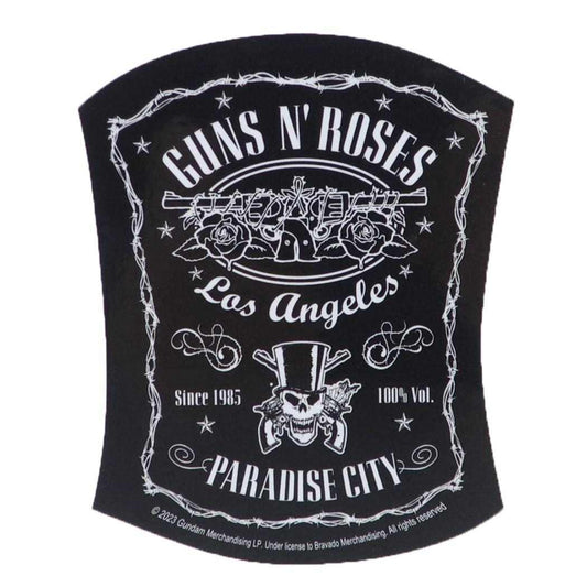 ガンズ アンド ローゼズ ダイカットシール キャラクターステッカー PARADISE CITY スモールプラネット ダイカットビニールステッカー デコシール 耐水性 グッズ メール便可 シネマコレクション