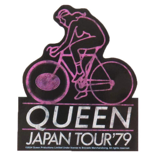 QUEEN ダイカットシール キャラクターステッカー JAPAN TOUR スモールプラネット ダイカットビニールステッカー デコシール 耐水性 グッズ メール便可 シネマコレクション