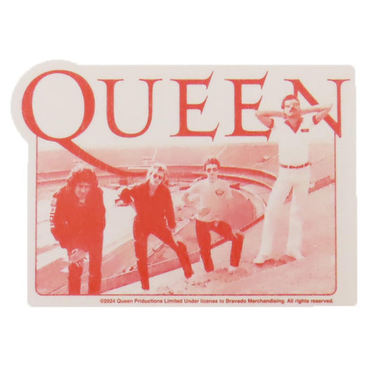 QUEEN ダイカットシール キャラクターステッカー レッド スモールプラネット ダイカットビニールステッカー デコシール 耐水性 グッズ メール便可 シネマコレクション