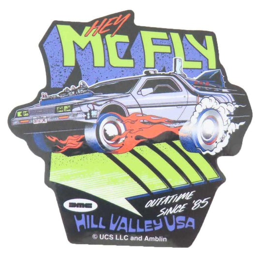 バックトゥザフューチャー ダイカットシール キャラクターステッカー MC FLY スモールプラネット ダイカットビニールステッカー デコシール 耐水性 映画キャラクター グッズ メール便可 シネマコレクション