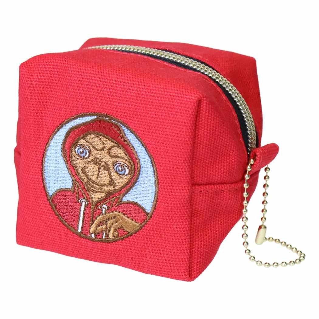 E.T. ミニポーチ キューブポーチ RD スモールプラネット