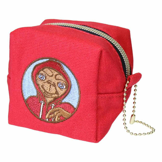 E.T. ミニポーチ キューブポーチ RD スモールプラネット