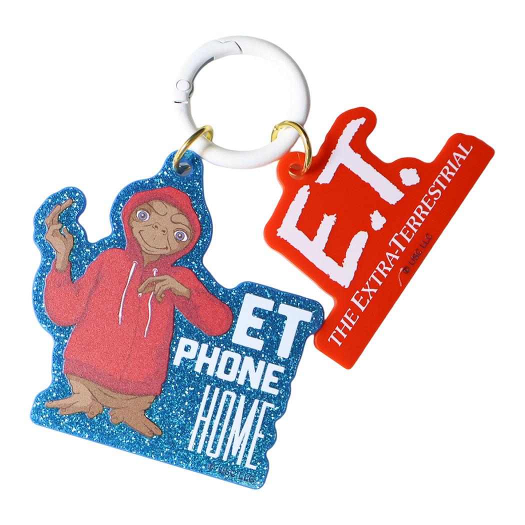E.T. キーリング カラーアクリルキーホルダー 家に電話 スモールプラネット