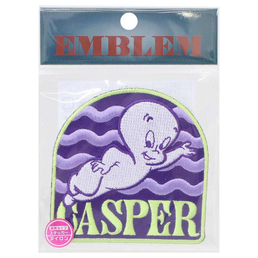 キャスパー ワッペン アイロンパッチ 飛び Casper スモールプラネット