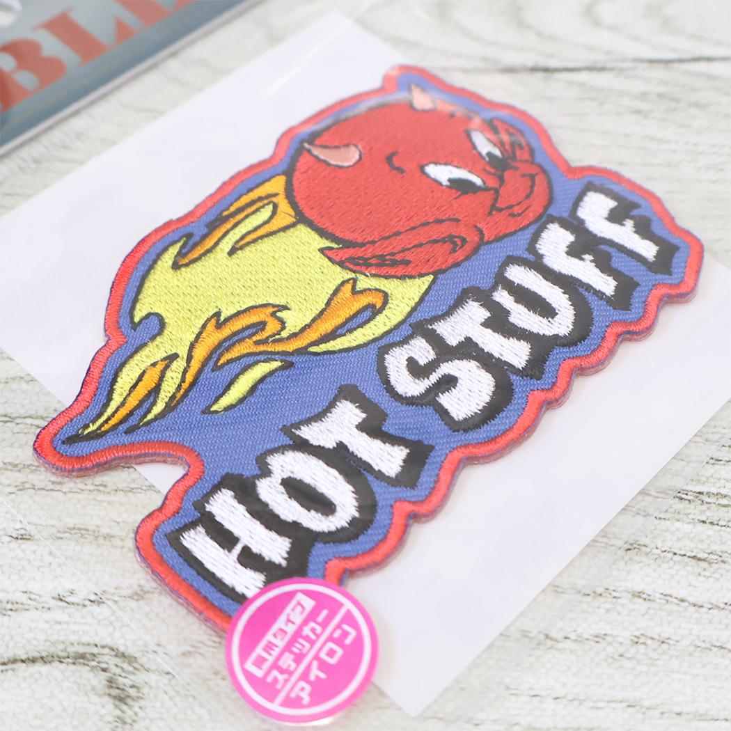 ホットスタッフ ワッペン アイロンパッチ 炎 HOT STUFF スモールプラネット