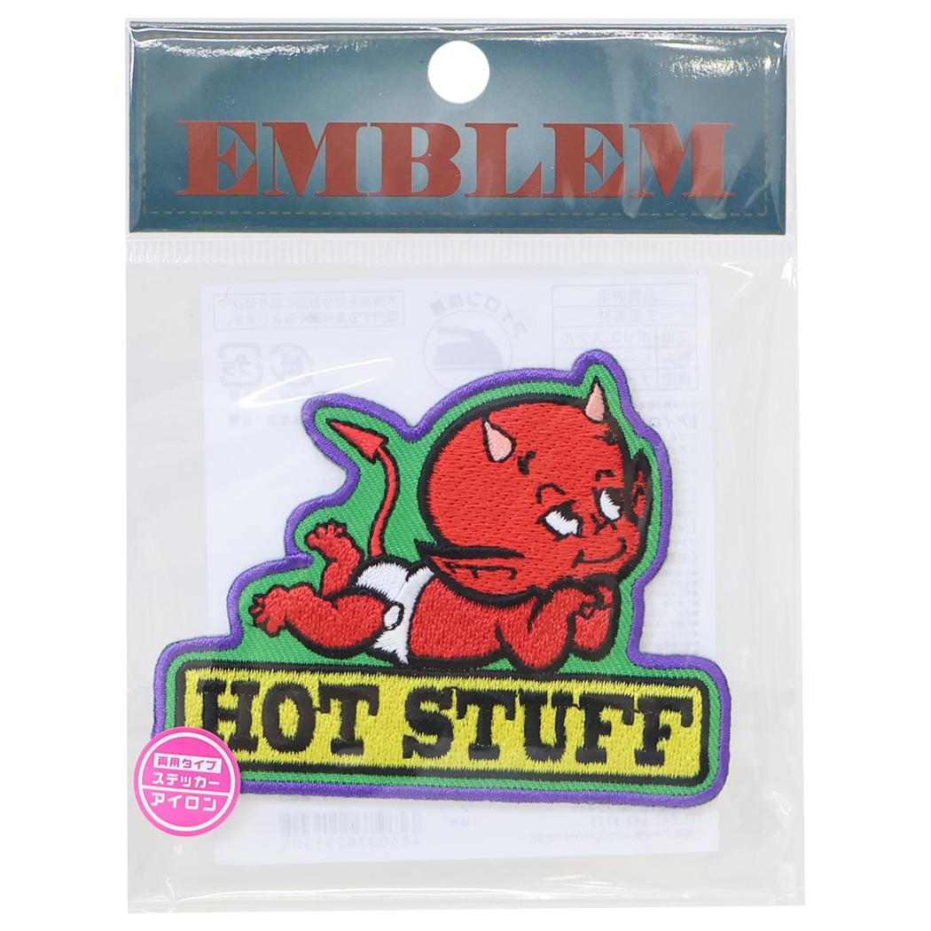 ホットスタッフ ワッペン アイロンパッチ 寝転び HOT STUFF スモールプラネット