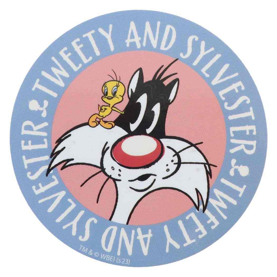 ルーニーテューンズダイカットシールキャラクターステッカートゥイーティー＆シルベスターLOONEYTUNESスモールプラネットダイカットビニールステッカーデコシール耐水性キャラクターグッズメール便可シネマコレクション
