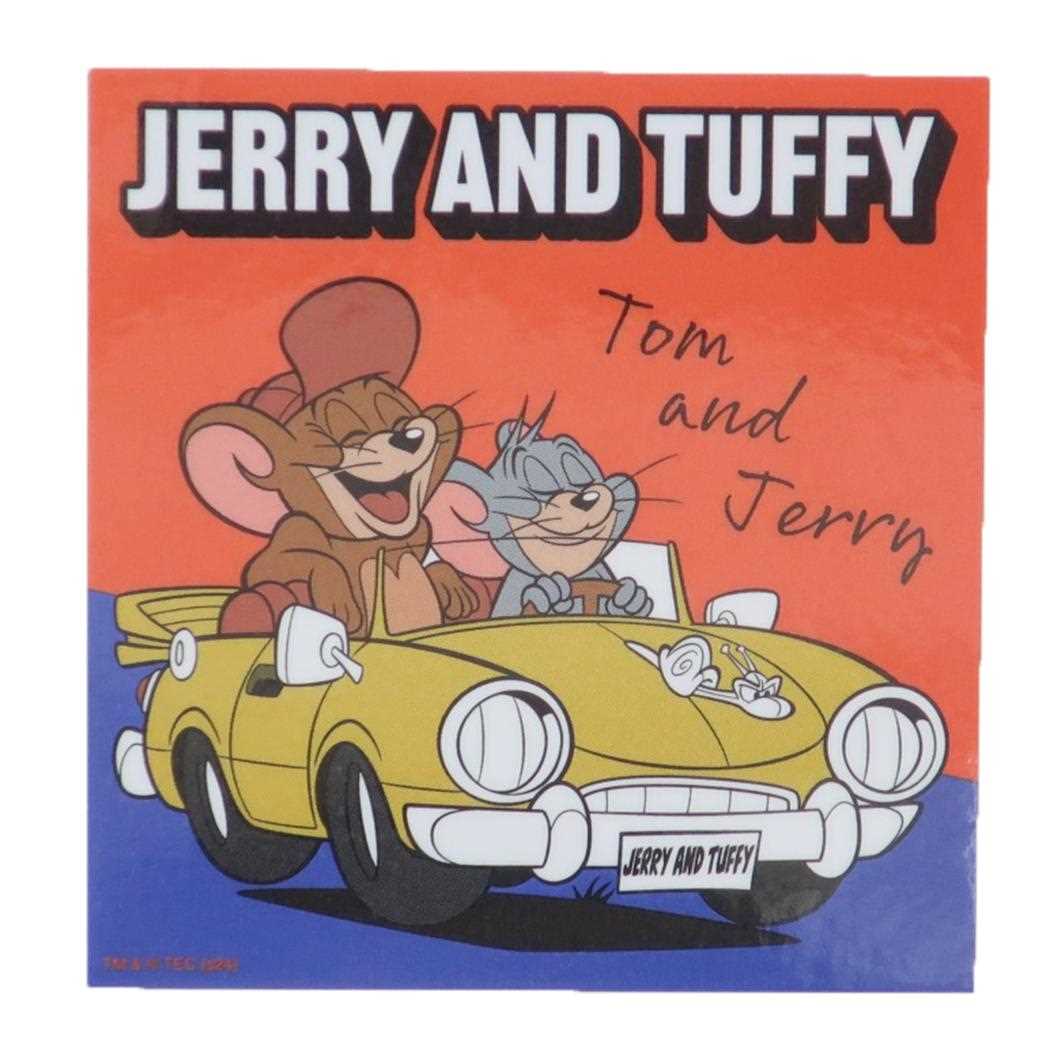 トムとジェリー ダイカットシール キャラクターステッカー ドライブ ワーナーブラザース スモールプラネット ダイカットビニールステッカー デコシール 耐水性 キャラクター グッズ メール便可 シネマコレクション
