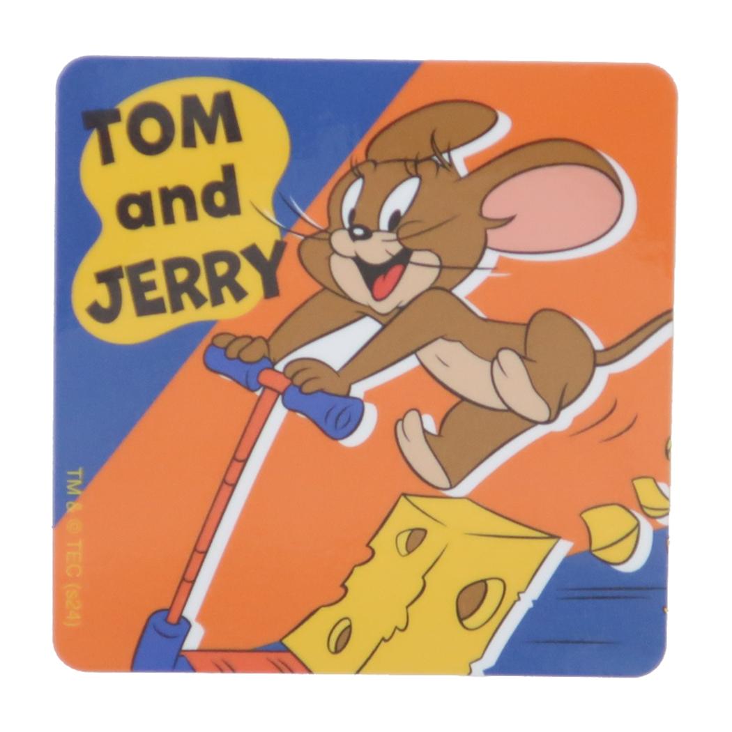 トムとジェリー ダイカットシール キャラクターステッカー ジェリー キックボード ワーナーブラザース スモールプラネット ダイカットビニールステッカー デコシール 耐水性 キャラクター グッズ メール便可 シネマコレクション