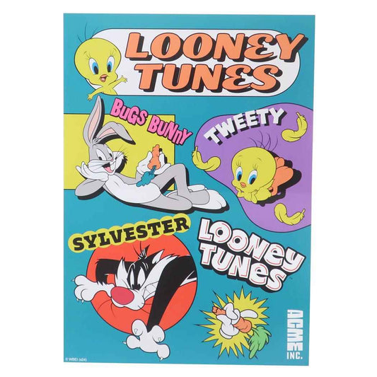 ルーニーテューンズ ウォールデコステッカー ポスターステッカー みんな LOONEY TUNES スモールプラネット ウォールステッカー デコシール インテリアグッズ キャラクター グッズ メール便可 シネマコレクション
