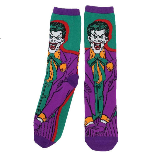 バットマン 女性用靴下 レディースハイソックス ジョーカー GR DCコミック スモールプラネット キャラックス 女の子 キャラクター グッズ メール便可 シネマコレクション