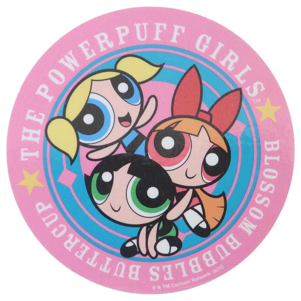 パワーパフガールズ ダイカットシール キャラクターステッカー サークル スモールプラネット ダイカットビニールステッカー デコシール 耐水性 キャラクター グッズ メール便可 シネマコレクション