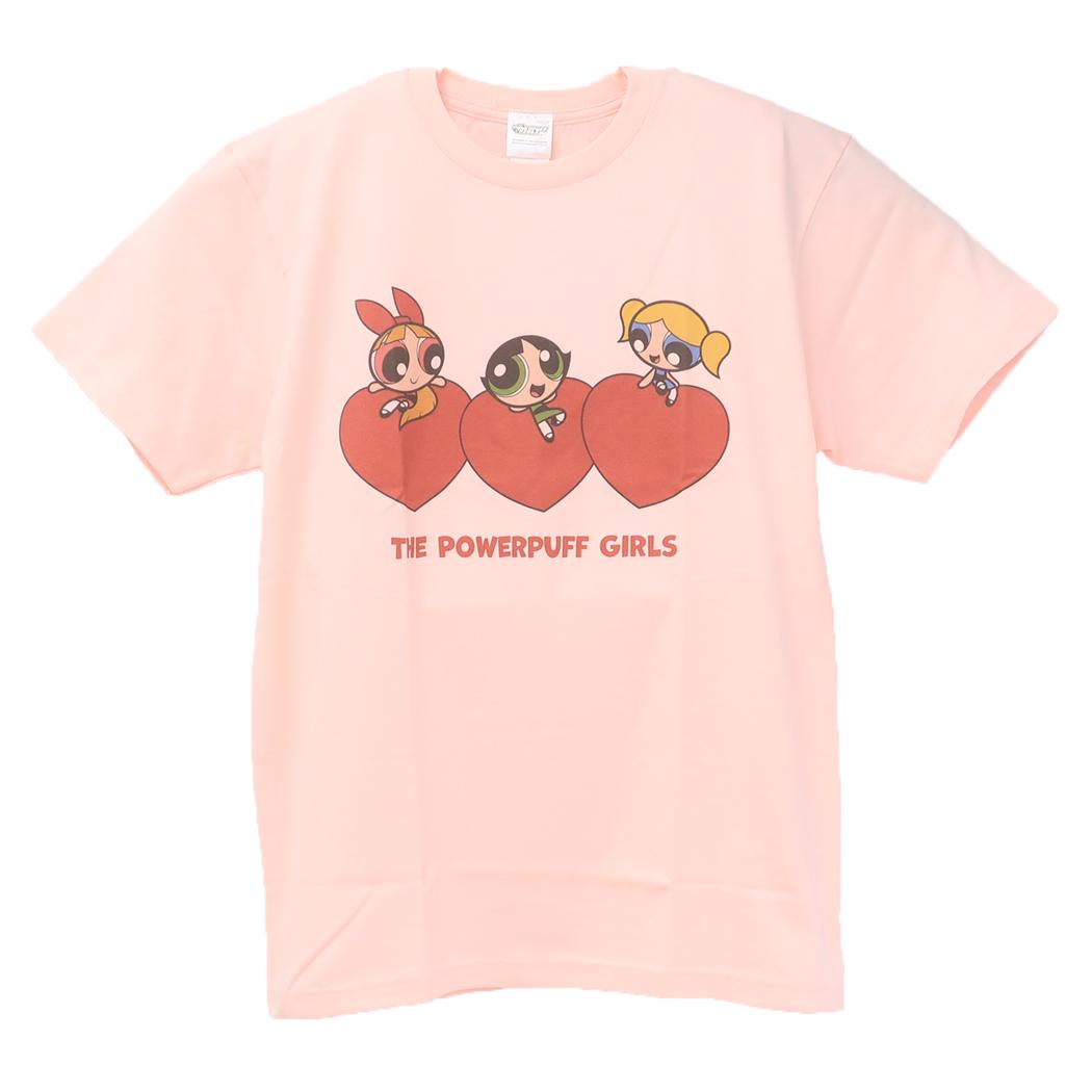 パワーパフガールズ Tシャツ T-SHIRTS ハート スモールプラネット 半袖 コレクション雑貨 プレゼント キャラクター グッズ メール便可 シネマコレクション