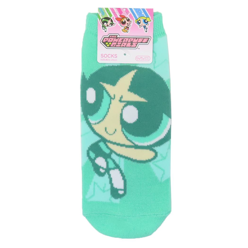 パワーパフガールズ 女性用靴下 レディースソックス バターカップ スターGR スモールプラネット キャラックス 大人向け キャラクター グッズ メール便可 シネマコレクション