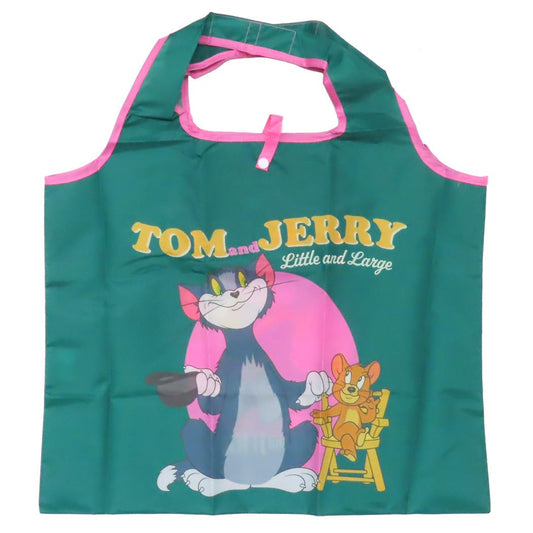 トムとジェリー エコバッグ ショッピングバッグＡ ロゴ PK＆GR ワーナーブラザース スモールプラネット お買い物かばん キャラクター グッズ メール便可 シネマコレクション